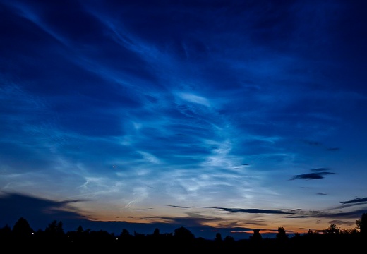 Noctilucent cloud from Blahová