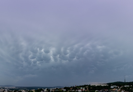 Mammatus cloud from Bratislava