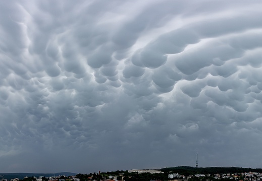 Mammatus cloud from Bratislava