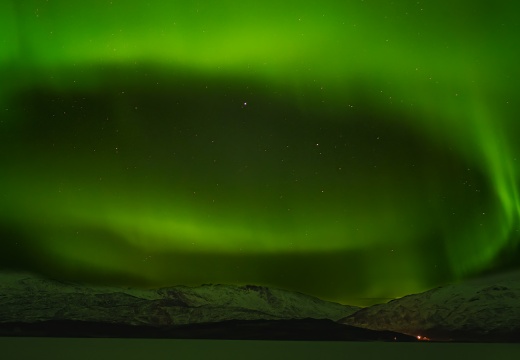 Aurora borealis from Tromsø, Norway